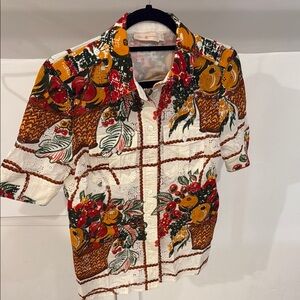 Tory Burch Lace Button Down